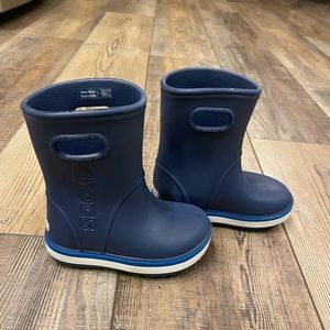 NEW CROCS Crocband Rain boots toddler, size 7